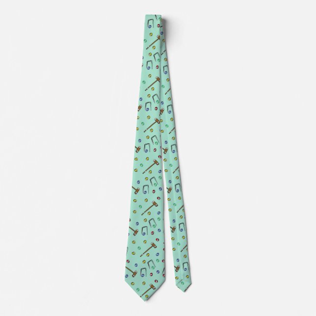 Grönt av  från Preppy Croquet Hand Drawn Whimsical Slips (Framsida)
