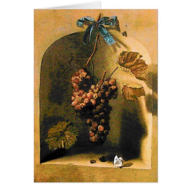 GRÖNT AV FRUKTER AV SEASON -  AV PROSPERITETSbruna Hälsningskort (Framsidan)