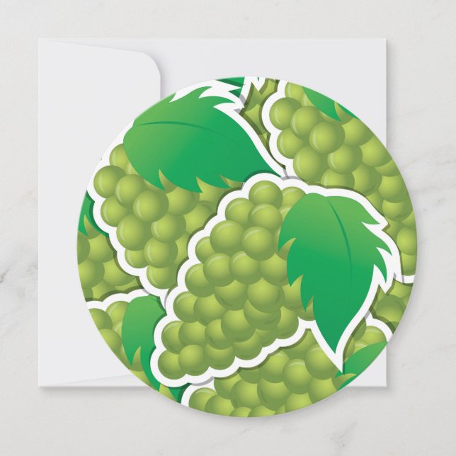 grönt av funky druvor (Framsida)