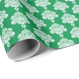 Grönt av gräs Vit skugga Papper Presentpapper