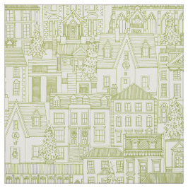 grönt av jultid tyg