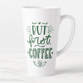 Grönt av kort-kaffe, , kalligrafi