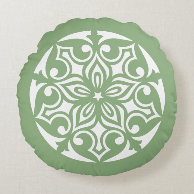 Grönt AV LIVSMEDELSPRÖVNING I Dekorativ kudde (Framsidan)