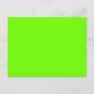 Grönt av ljusfluorescerande neon vykort