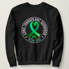 Grönt av Lung Transplant Survivor  Ribbon Anpassni T Shirt