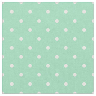 Grönt av marmelad med vit Polka dots Tyg