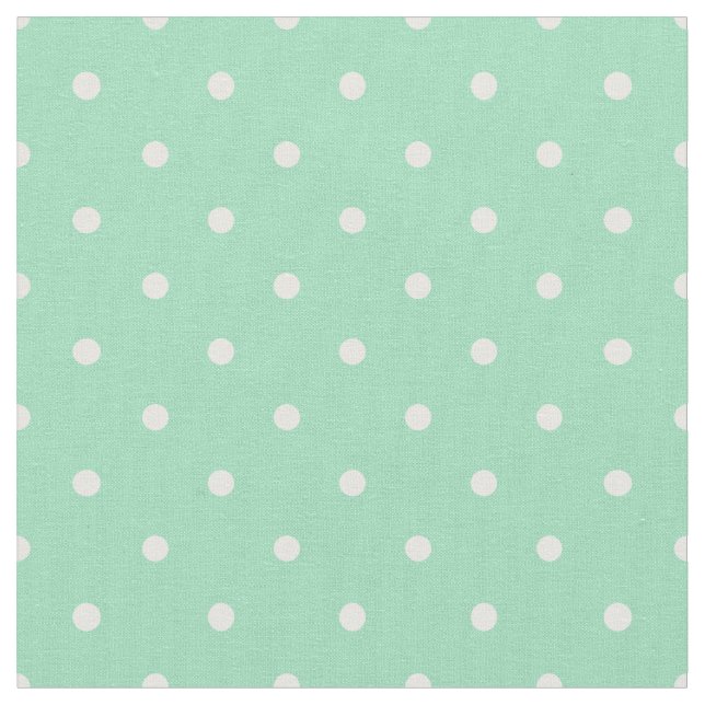 Grönt av marmelad med vit Polka dots Tyg (Närbild)