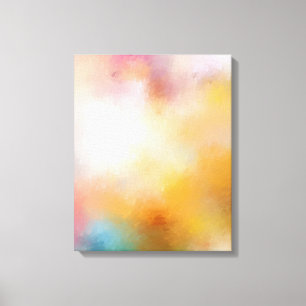 Grönt av modern Abstrakt Art Blue Gult Red Lila Canvastryck