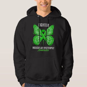 Grönt av muskeldystrofi - medvetandegrad Månadsfjä Hoodie