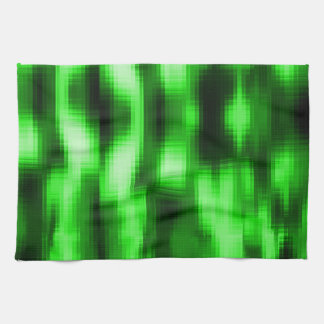 grönt av nedfläckad och färgade glasinfogningar av kökshandduk