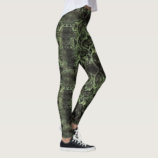 Grönt av ögonblicksbild leggings (Höger)