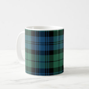 Grönt av Play Klan Campbell Black Blue Check Tarta Kaffemugg