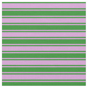Grönt av plommon och skog, härdade/stripe Mönster Tyg