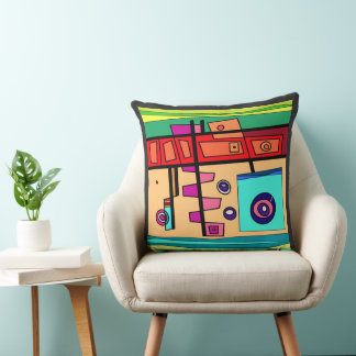 Grönt av rödblåturkos för ubåt kudde