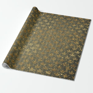 Grönt av Royalet Golden Krona Confetti Presentpapper
