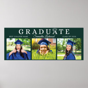 Grönt av Studenten 2024 Grad Photos Poster