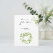 Grönt av svalg Monokromatisk utandningskort