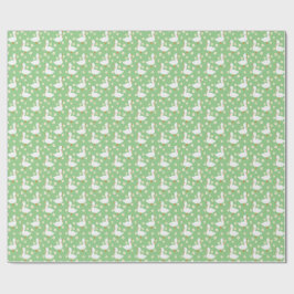 Grönt av Tacken Vita gäss och Daisy Presentpapper