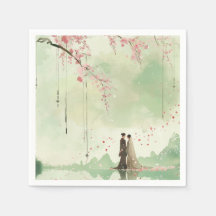 Grönt av tegel och groom Bröllop