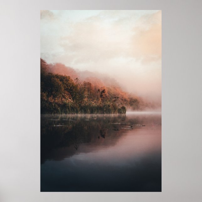 GRÖNT AV TRÄD OCH VATTEN POSTER (Framsidan)