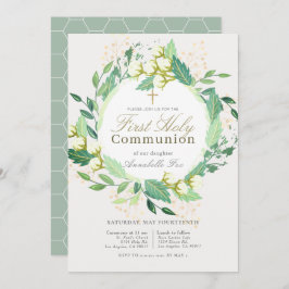 Grönt av utandningsluften för bomullstrasmedagare  inbjudningar