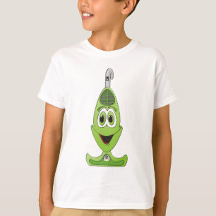 Grönt av vakuumTecknad T-shirt