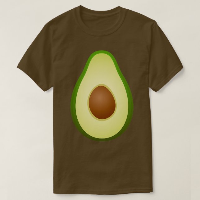 Grönt Avocado Costume Gift för avocado älskare T Shirt (Design framsida)