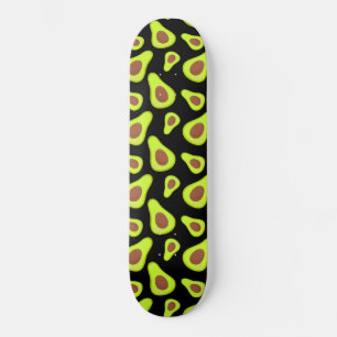Grönt Avocados Vegetable Älskare Veggie Healthy Mini Skateboard Bräda 18,5 Cm