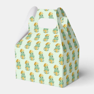 Grönt Baby Dino Egg Boys Baby Shower Presentaskar