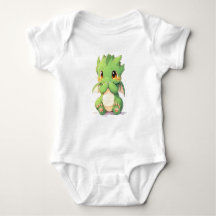 Grönt Baby Dragon