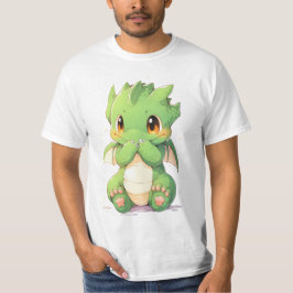 Grönt Baby Dragon T Shirt