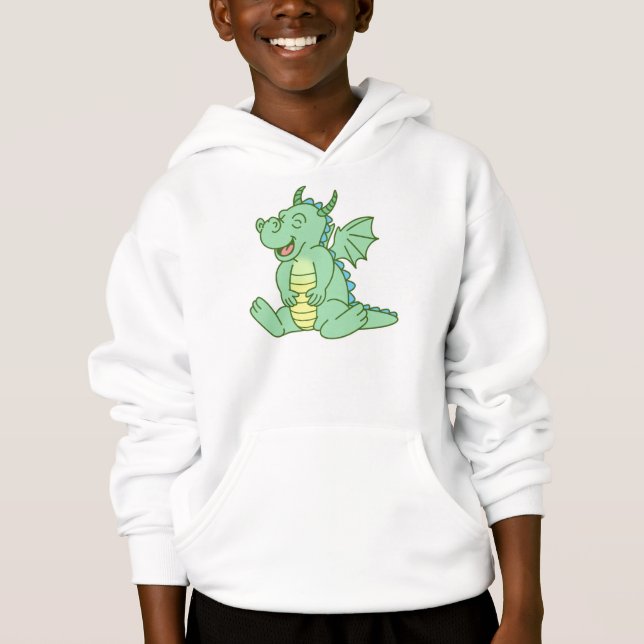 Grönt Baby Dragon Tee (Framsida)