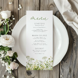 Grönt Baby i Blommigten Bloom Wildblomme Baby Show Meny