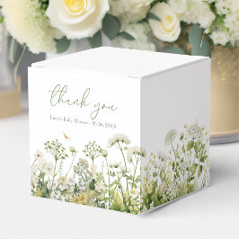 Grönt Baby i Blommigten Bloom Wildblomme Baby Show Presentaskar