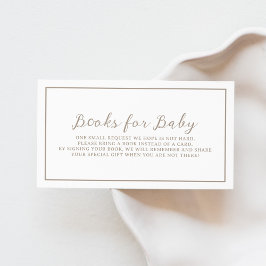 Grönt Baby Shower Bokar för Baby-höljeskort Tilläggskort