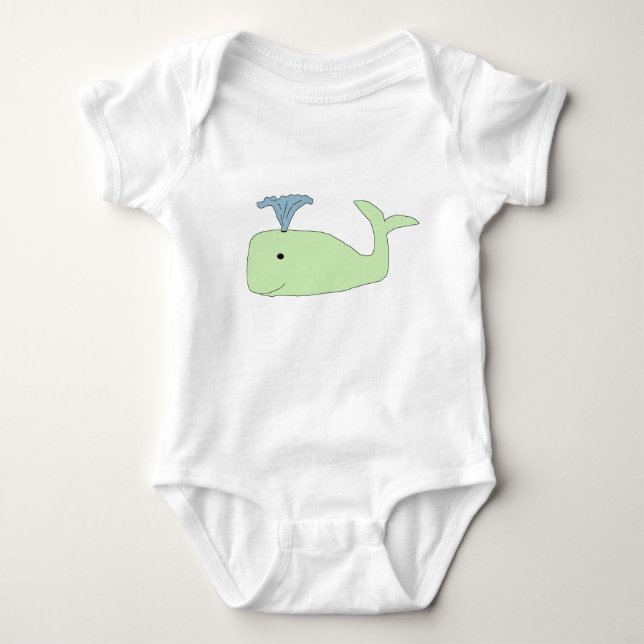 Grönt Baby valkläder Tröja (Framsida)