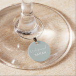 Grönt Bachelorette Personlig Bridesmaid Gift Berlock Vinglas<br><div class="desc">Grönt Bachelorette Personlig Bridesmaid Gift wine charm</div>