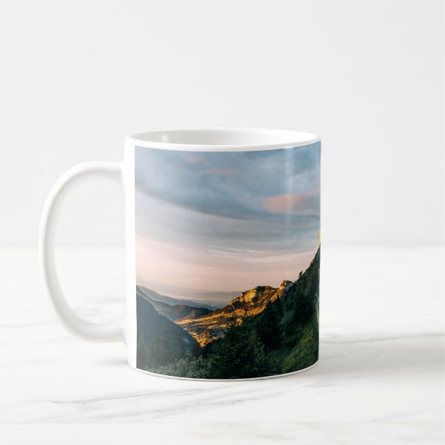 GRÖNT BACKE KAFFEMUGG (Vänster)