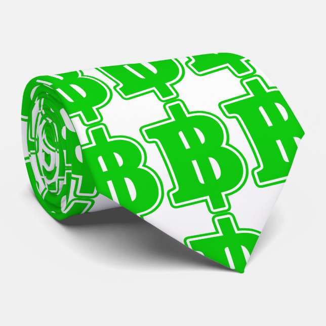 GRÖNT BAHT SIGN ฿ Thai Money Currency ฿ Slips (Rullad)