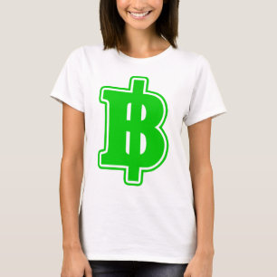 GRÖNT BAHT SIGN ฿ Thai Money Currency ฿ Tee