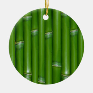 Grönt Bamboo Julgransprydnad Keramik