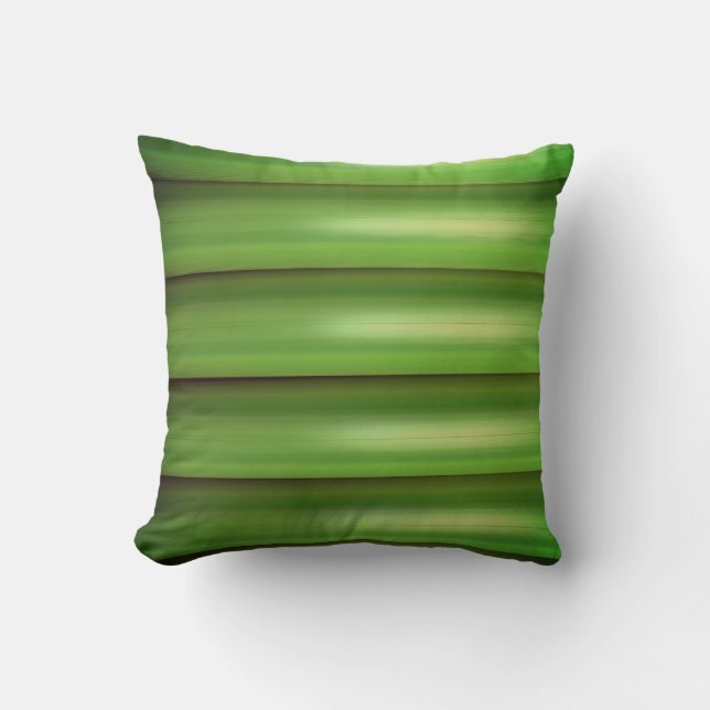 Grönt Bamboo Kudde (Framsida)