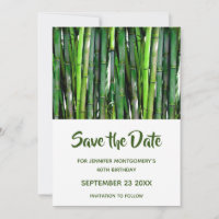 Grönt Bamboo Stalks Nature Photography Birthday