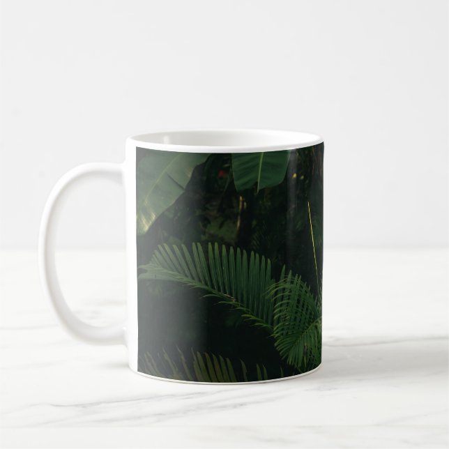 GRÖNT BANA TRÄD UNDER DAGEN KAFFEMUGG (Vänster)