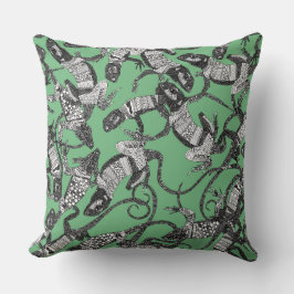 grönt bara i lizards kudde