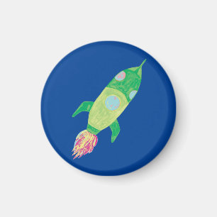 Grönt Barnområn Magnet