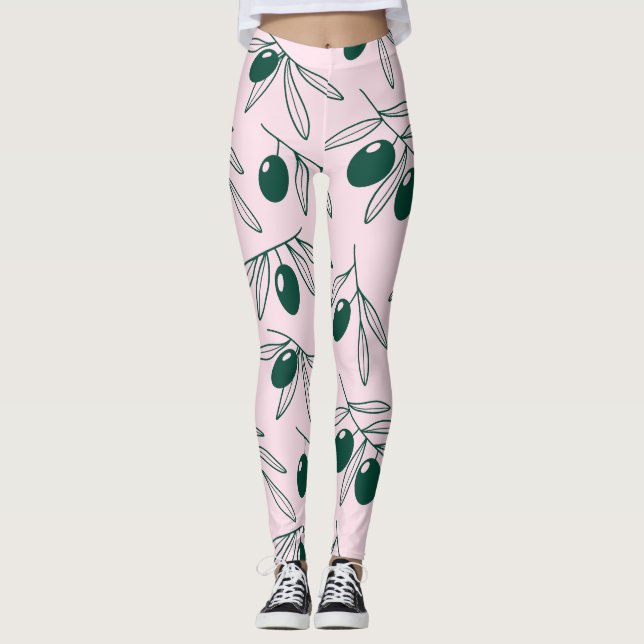 Grönt Barry Leggings (Framsida)