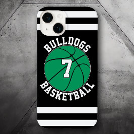 Grönt Basketball Team Namn Player Number, Anpassni