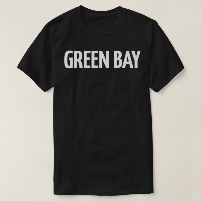 Grönt Bay 2 T Shirt (Design framsida)