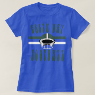 Grönt Bay Football shirt, Retro Distress Game T Shirt